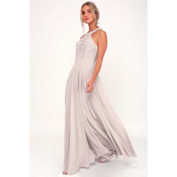 Lulus “Your Darling” Formal Floral Lace Maxi Dress - Picture 10 of 16